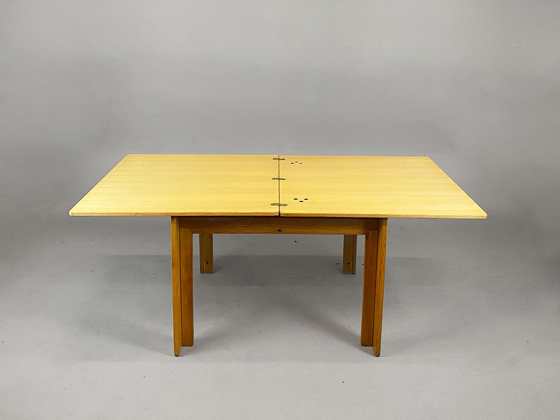 Foto Light Wooden Extendible Table h74x95x100