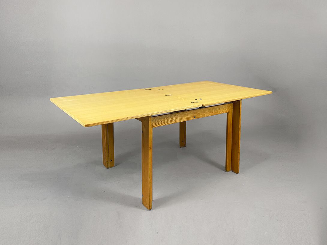 Foto Light Wooden Extendible Table h74x95x100