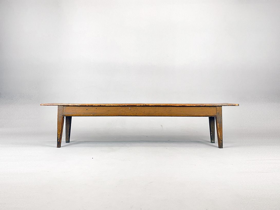 Foto Long Wooden Bench 230cm