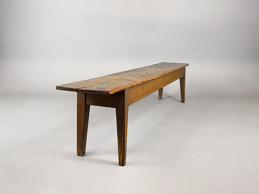 Foto Long Wooden Bench 230cm