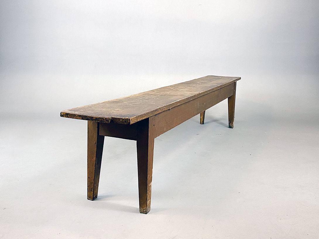 Foto Long Wooden Bench 230cm