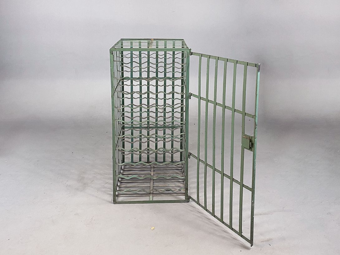 Foto Mint Metal Cage Locker for Wine Bottles h115x54x54