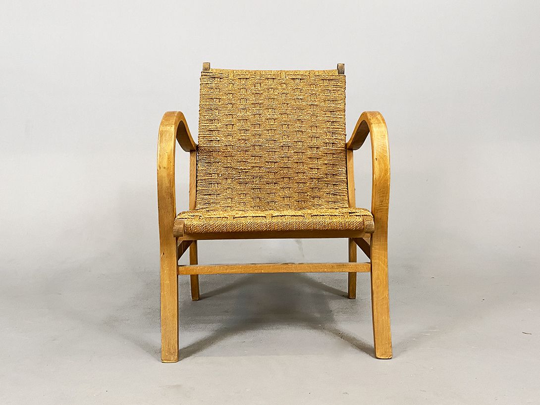 Foto Wooden Comfort Chair by Erich Dieckmann
