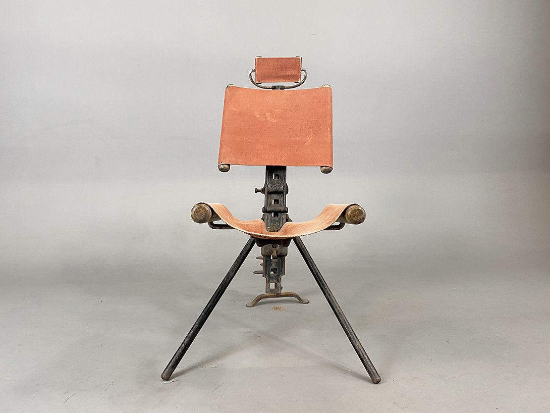 Foto Antique Rose Military Field Hospital First World War Chair France h110x70x110