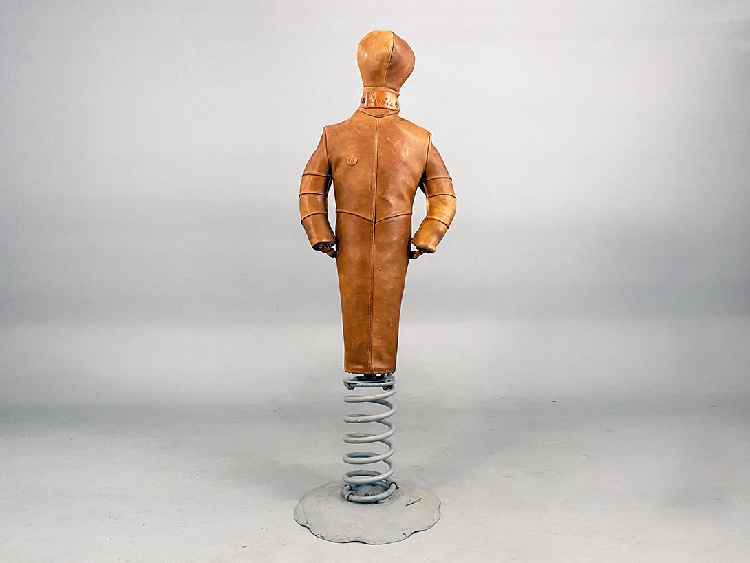 Foto Leather Boxing Dummy h175x60x53
