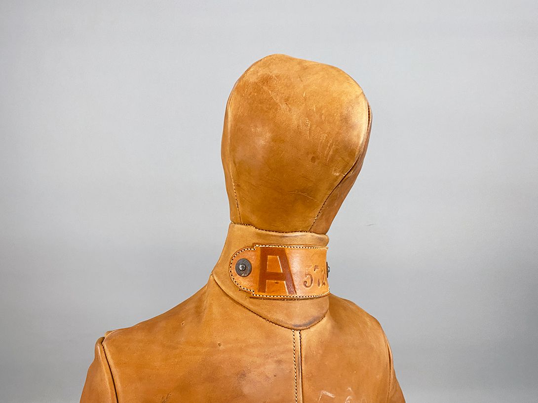 Foto Leather Boxing Dummy h175x60x53