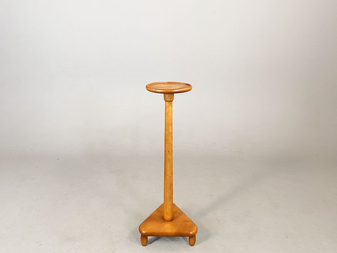 Foto Bright Wooden Candle Stand Column h90