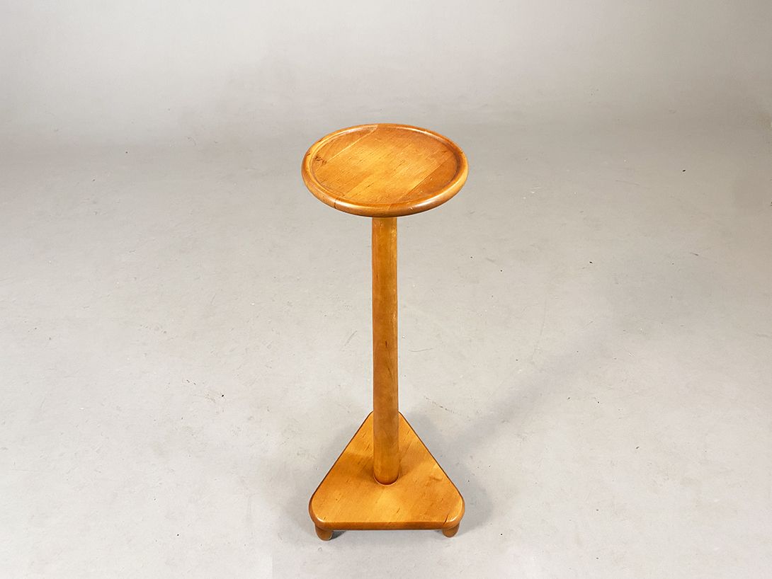 Foto Bright Wooden Candle Stand Column h90
