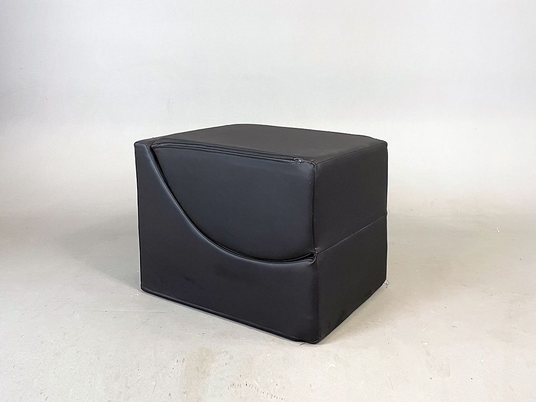 Foto Foldable Black Lounge Cube h50