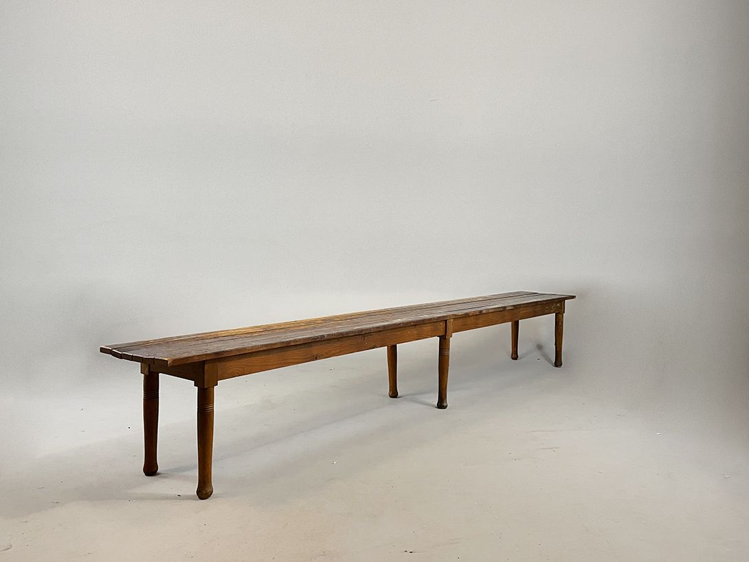 Foto Super Long Wooden Garden Bench w325