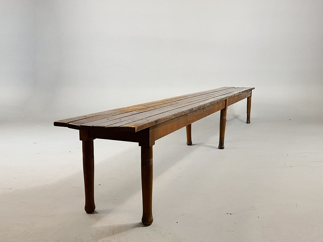 Foto Super Long Wooden Garden Bench w325