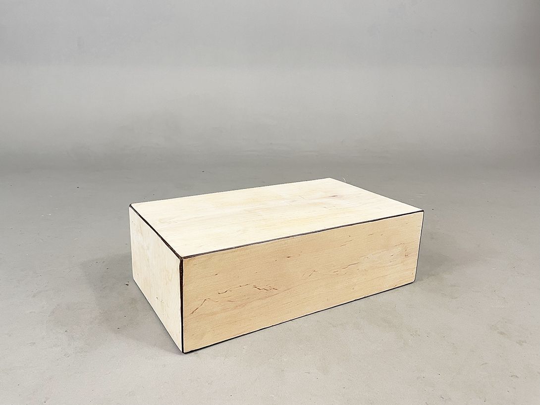 Foto Bright Beige Wooden Display h54