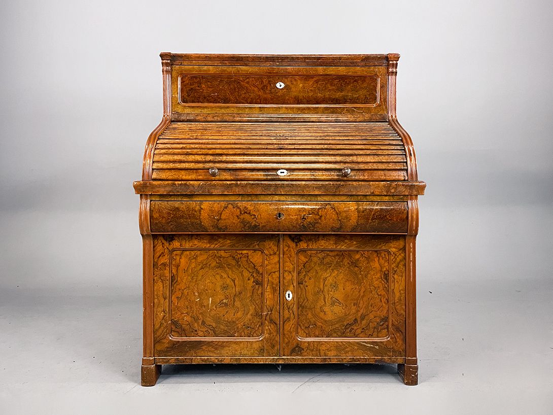 Foto Marbled Wooden Secretary h123x75x104