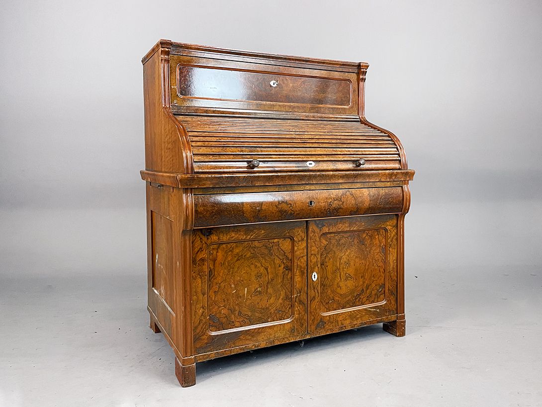 Foto Marbled Wooden Secretary h123x75x104