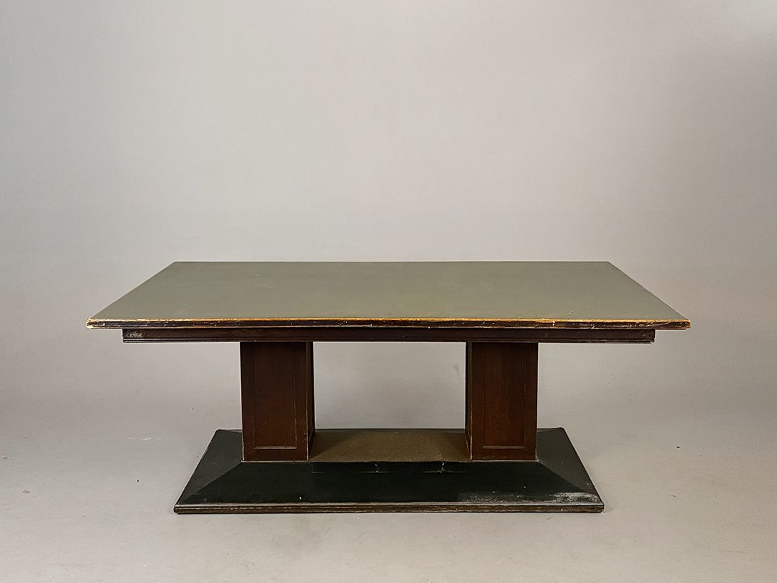 Foto Massive Wooden Tavern Table Berlin 1910 h79x202x102