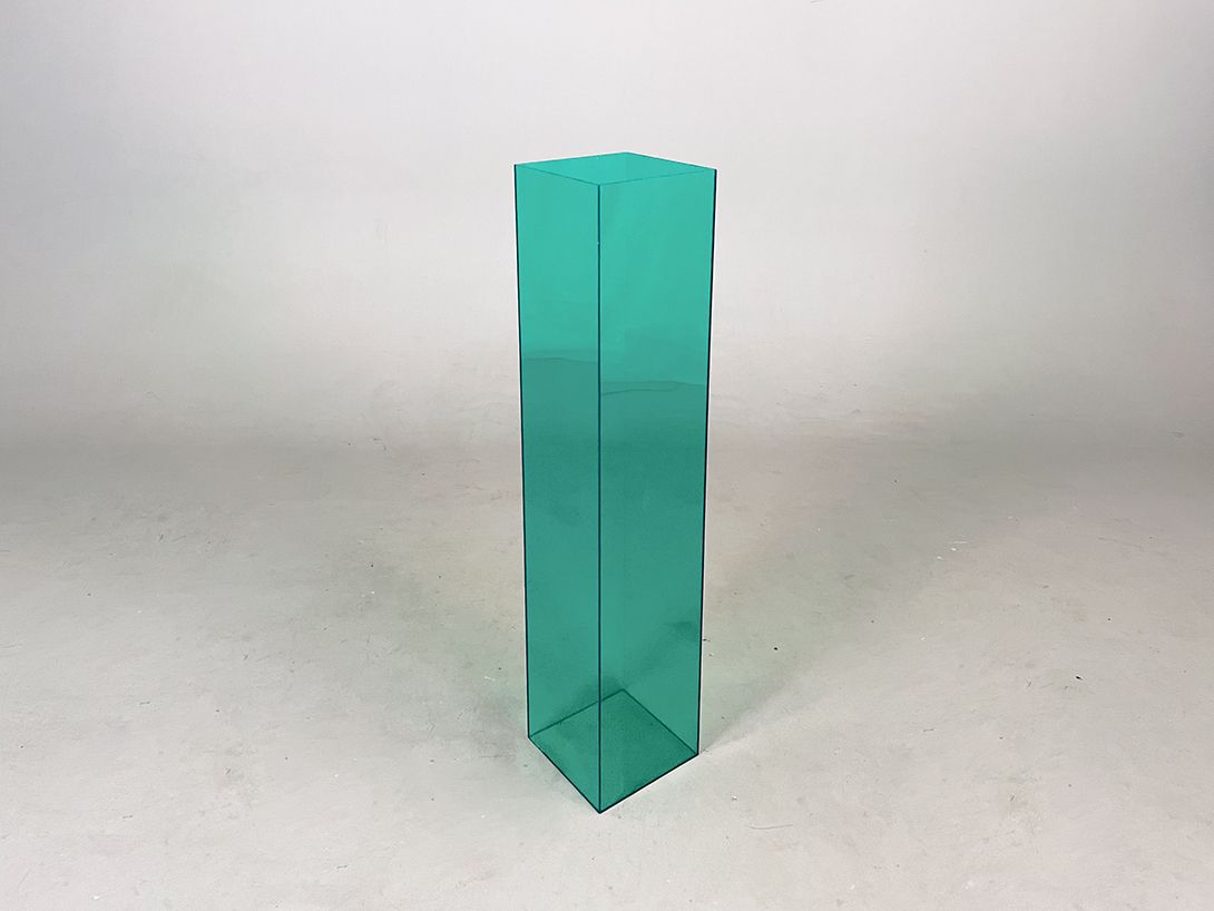 Foto Cubistic Plexi Glass Column Turquoise h110