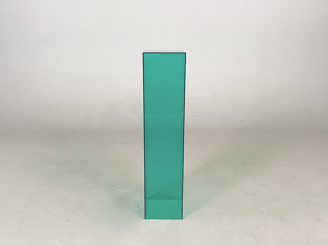 Foto Cubistic Plexi Glass Column Turquoise h70