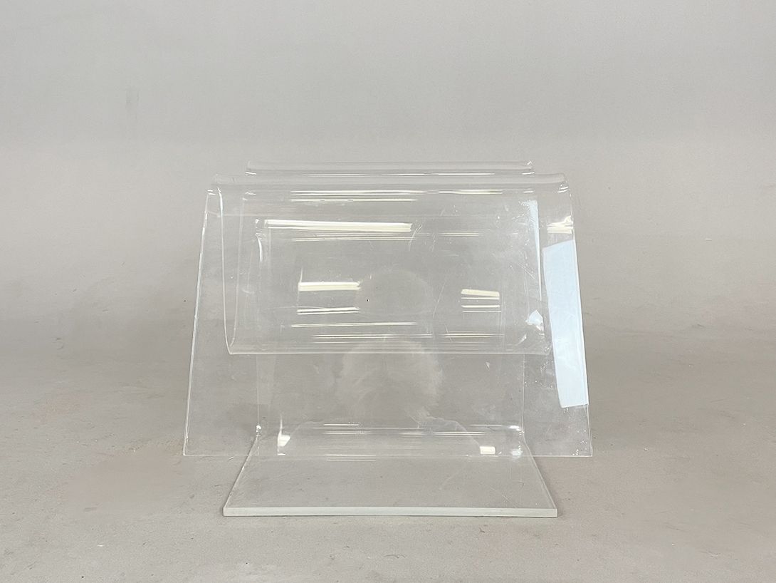 Foto Plexi Glass Newspaper Rack h41