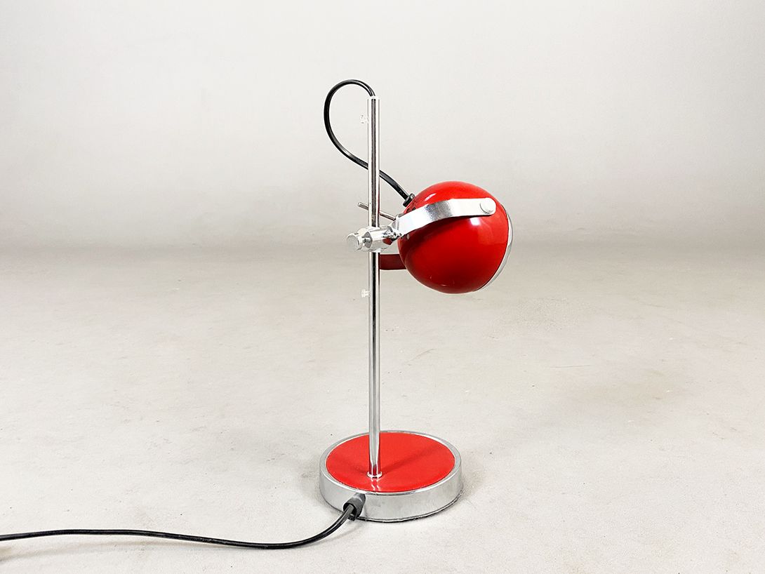 Foto Red Desk Lamp 1970s h37