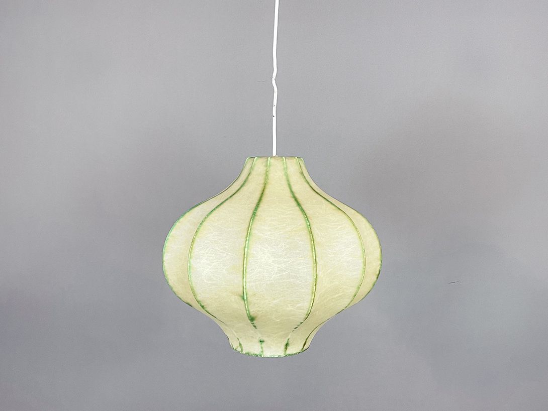 Foto Organic Shaped Leather Pendant h35
