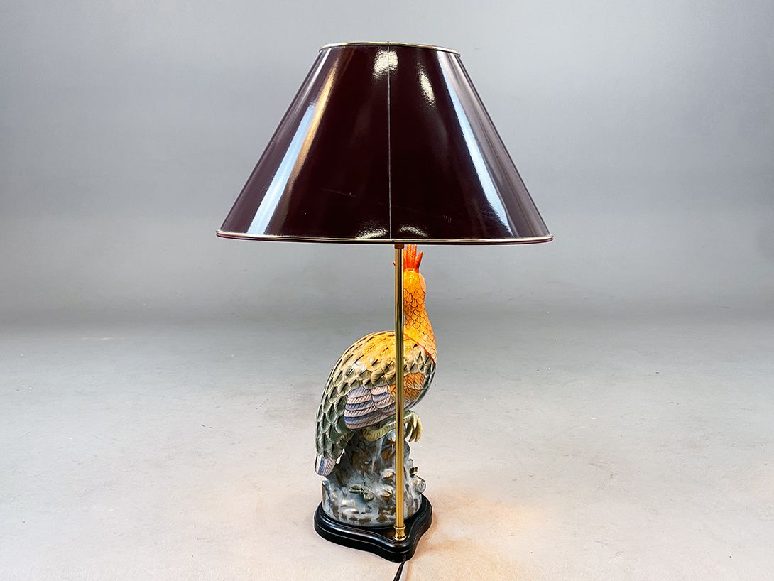 Foto Porcelain Lamp Pheasant, dimmable h80