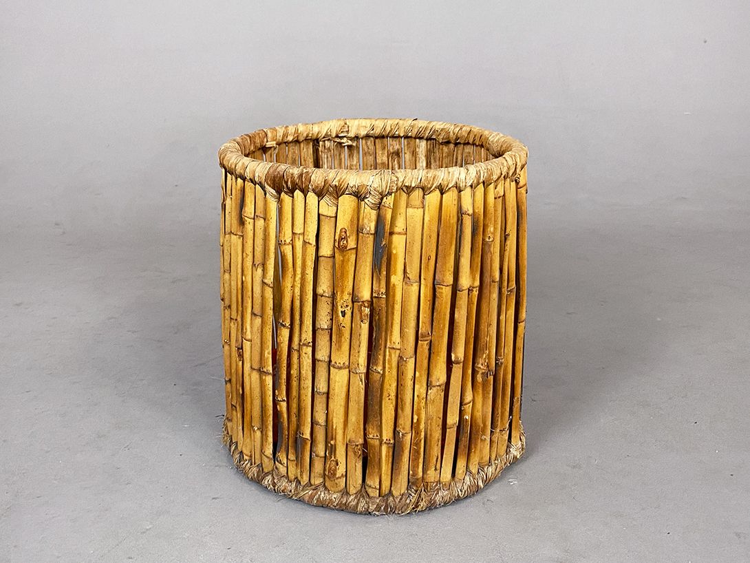 Foto Bamboo Basket Bin h33