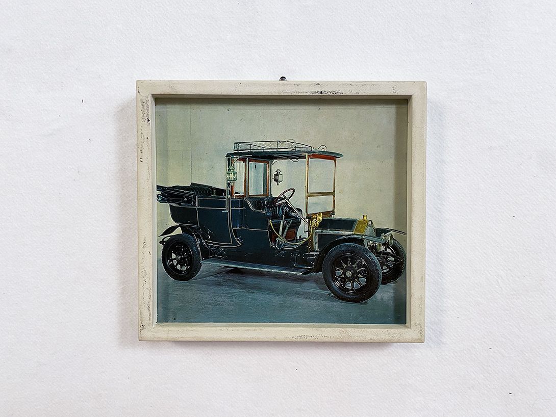 Foto Petite Watercolor Painting of a 1910 Packard Automobile Car Oldtimer h16 13A19