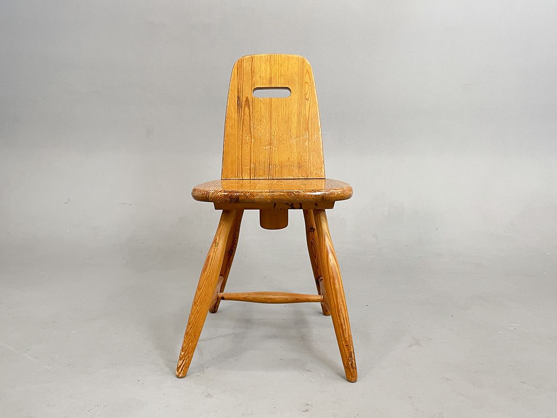 Foto Naturalistic Light Wooden Chair h80