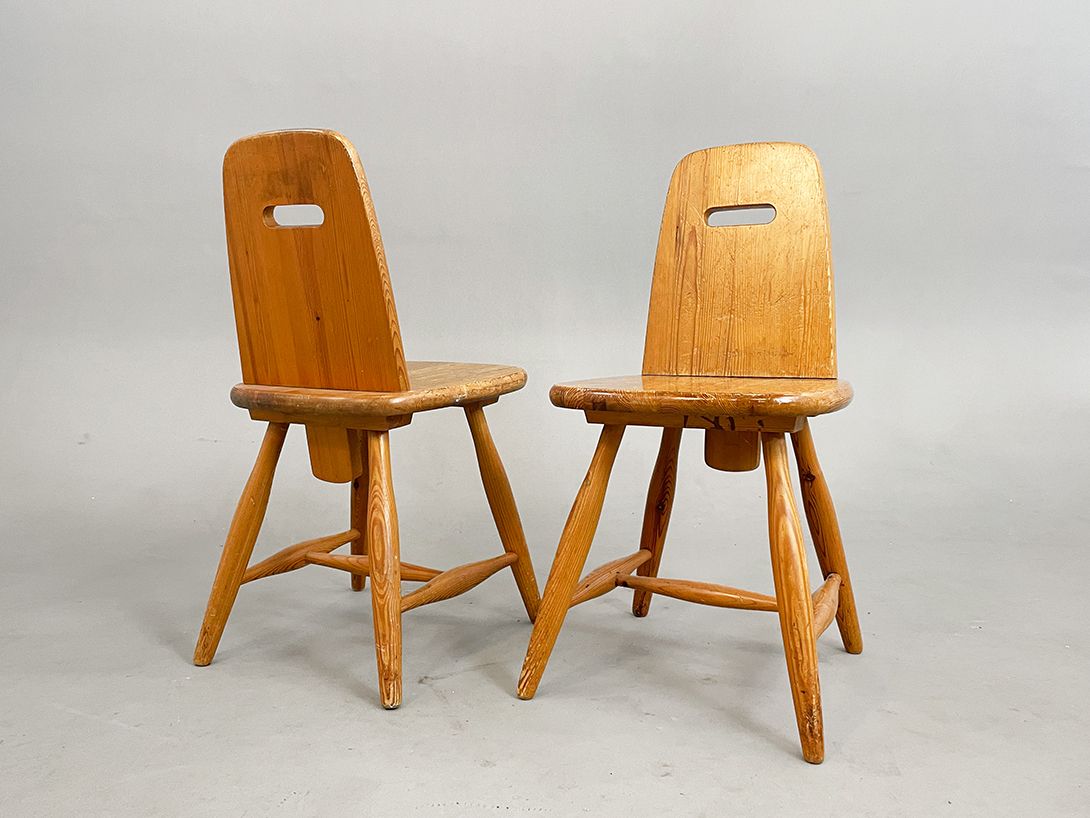 Foto Naturalistic Light Wooden Chair h80