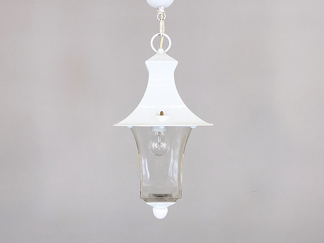 Foto White Pendant Lantern h60