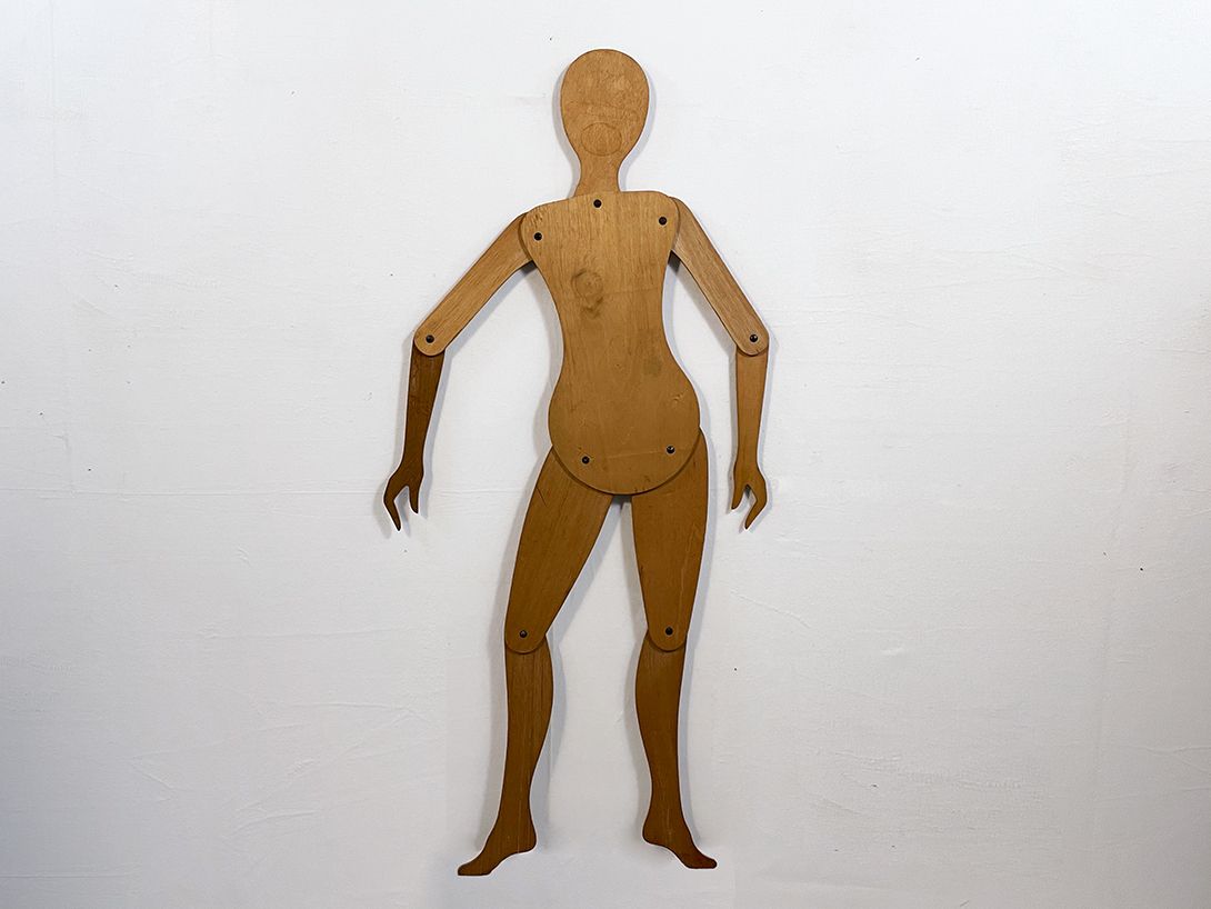 Foto Flat Wooden Puppet h170