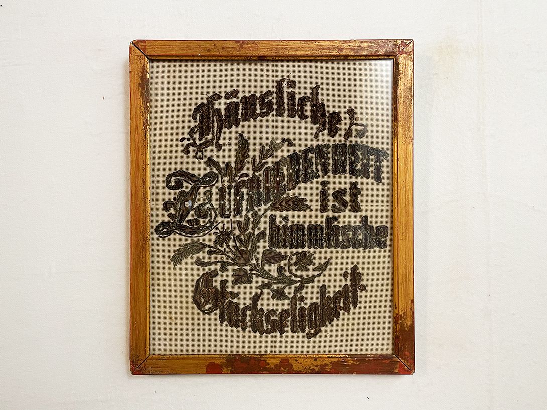 Foto Embroidered Image with Old Wisdom House blessing 36&#215;30 15A20