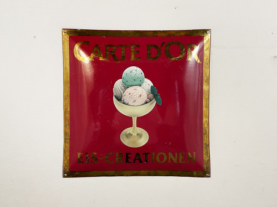 Foto Carte d&#8217;Or Advertising Sign 1971 h50 22E14