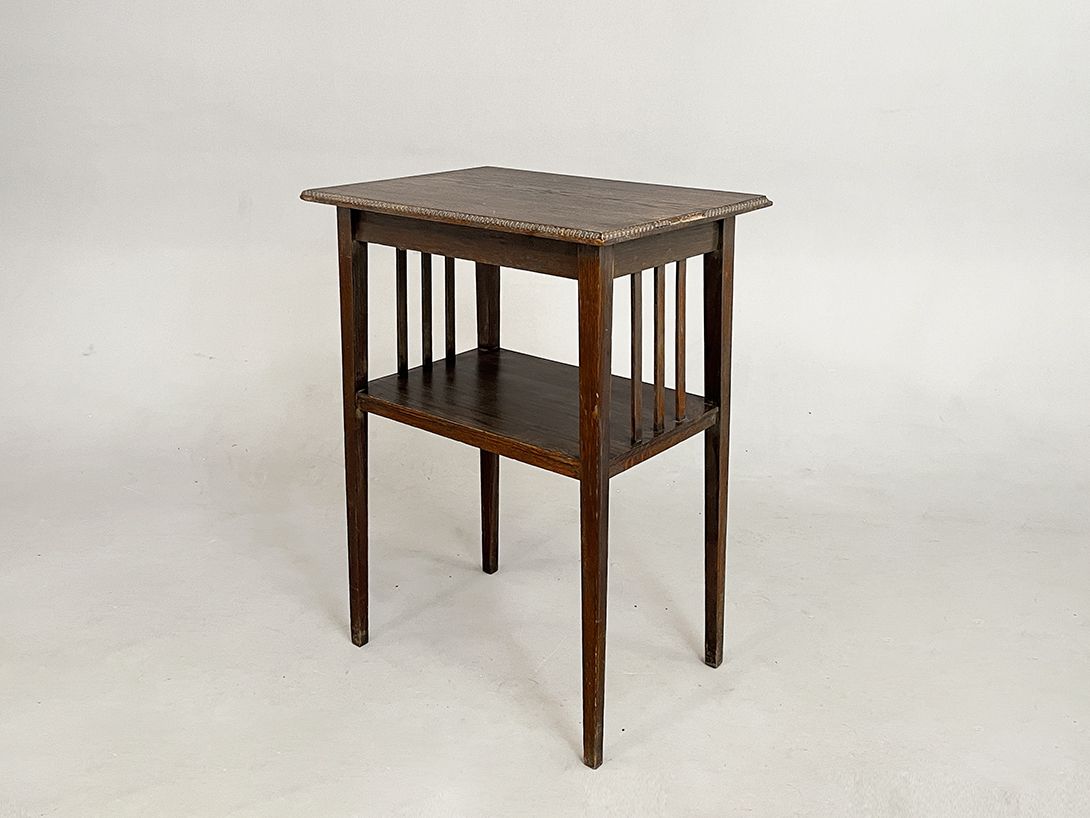Foto Dark Wooden Side Table h76 h76x58x42