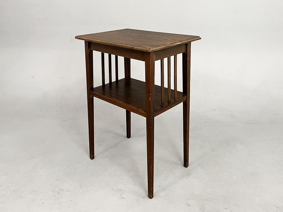 Foto Dark Wooden Side Table h76 h76x58x42
