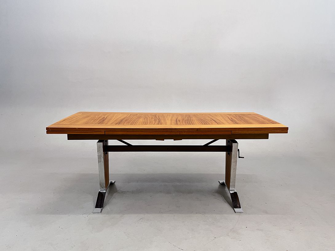Foto Wooden Extendable Table, GDR h68x140-206&#215;65