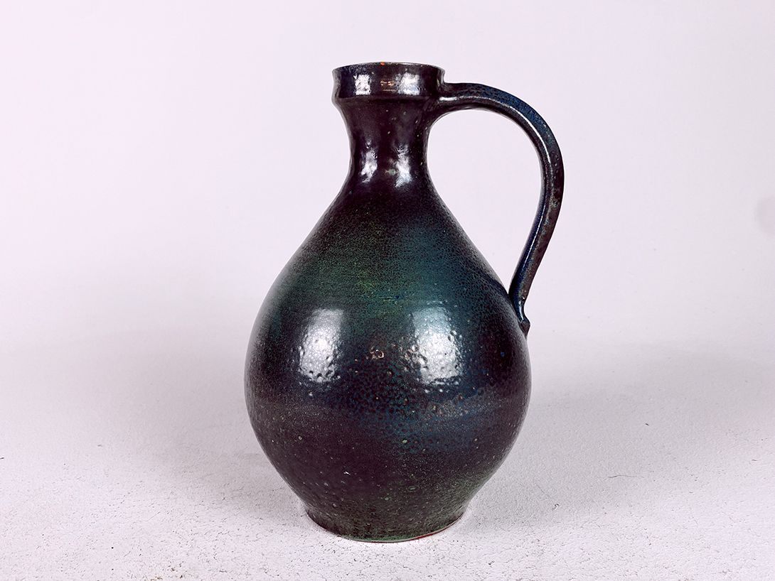 Foto Dark Green Jug Vase h26