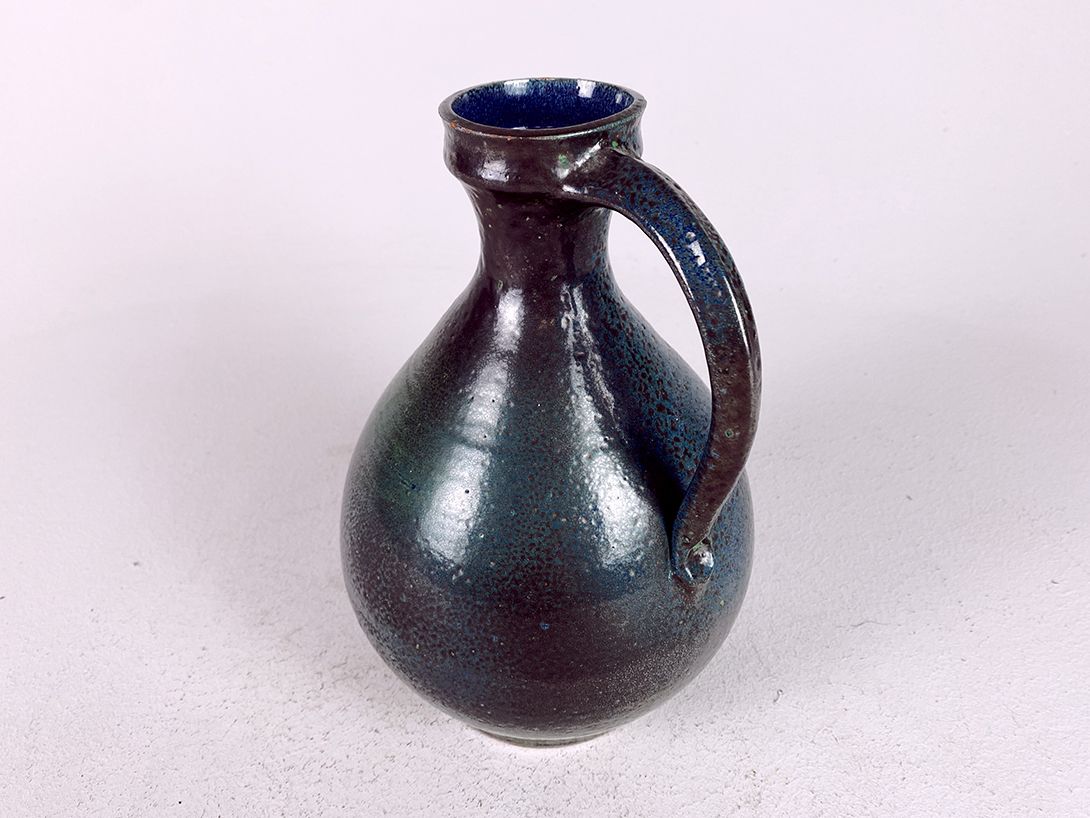 Foto Dark Green Jug Vase h26