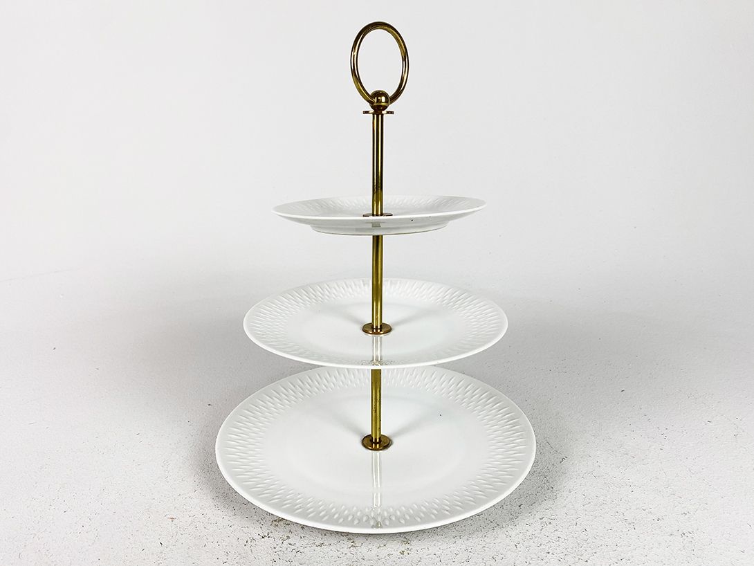 Foto White Porcelain Plate Etagére h34