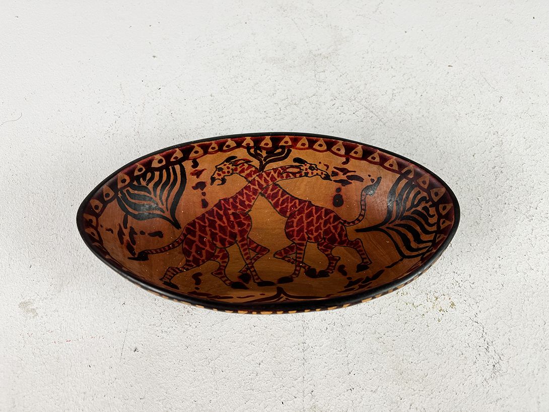 Foto Naturalistic Giraffe Bowl h6x23x13