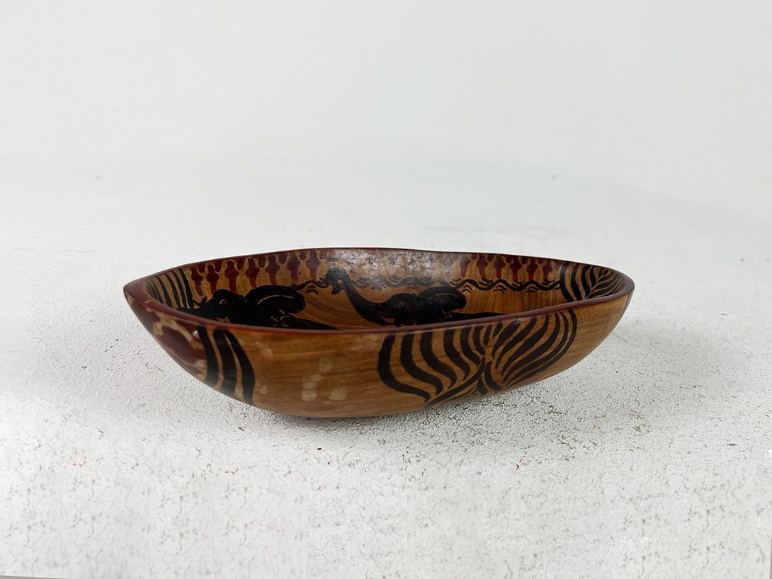 Foto Naturalistic Bowl with Elephants h5x20x11