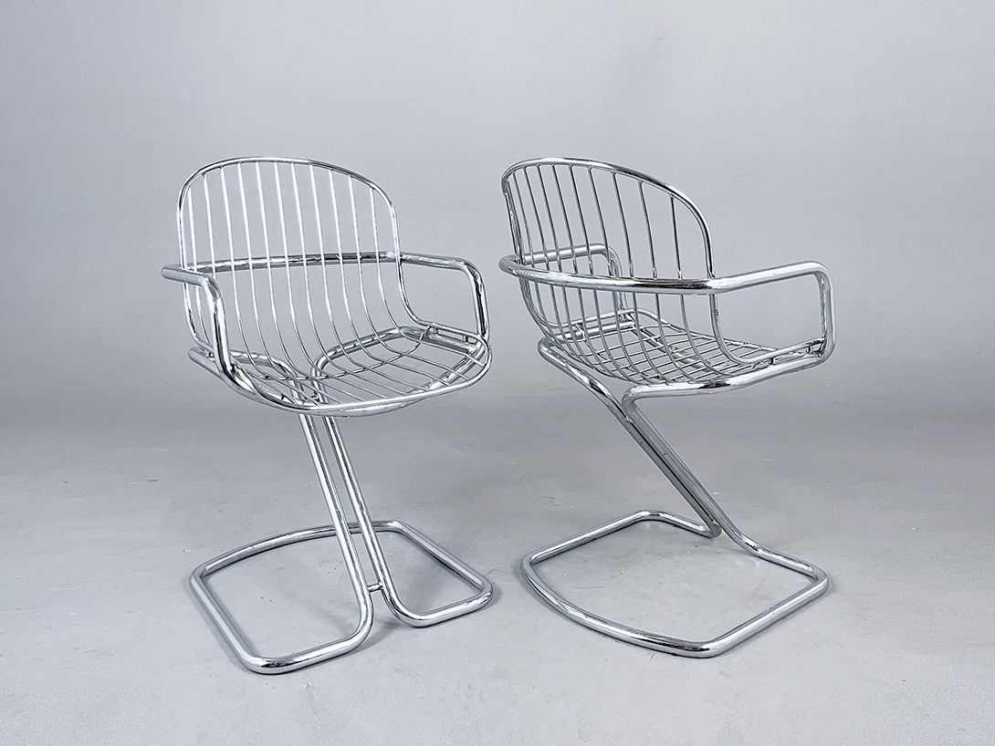 Foto Chrome Wire Armchair