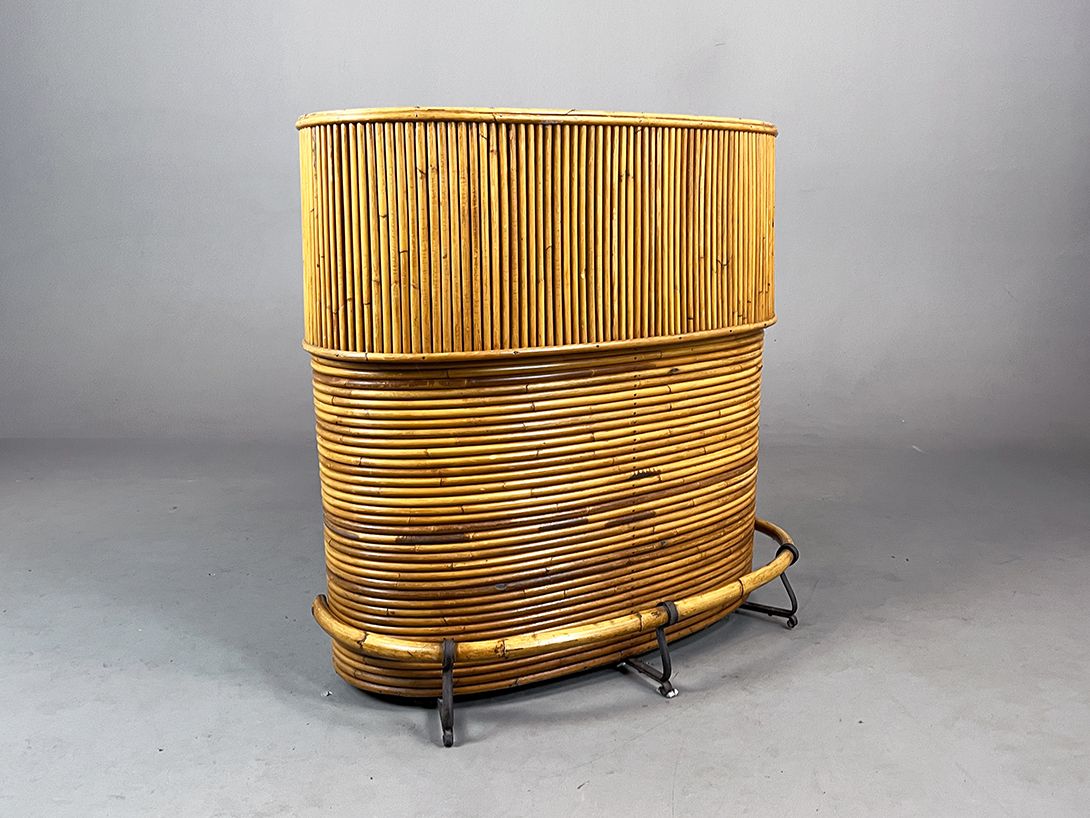 Foto Curved Bamboo Home Bar h94x95