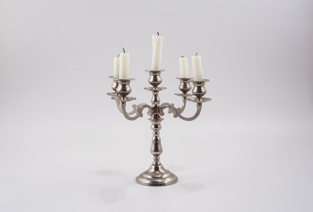 Foto Classic Silver Candle Holder h26