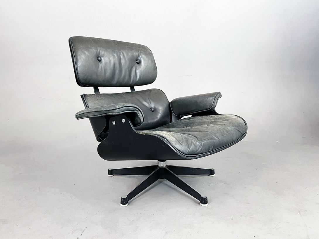 Foto Rare Eames Lounge Chair in Rough Style h82