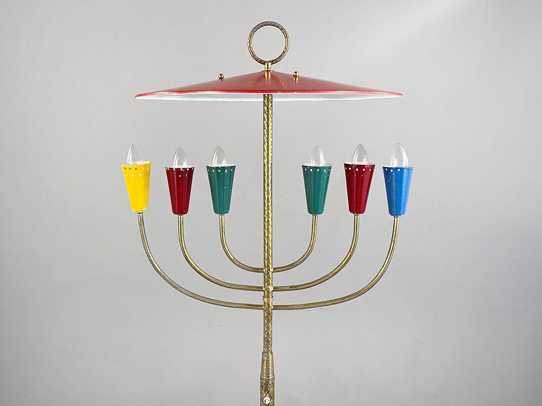 Foto Colorful Menora Lamp h190 E1+