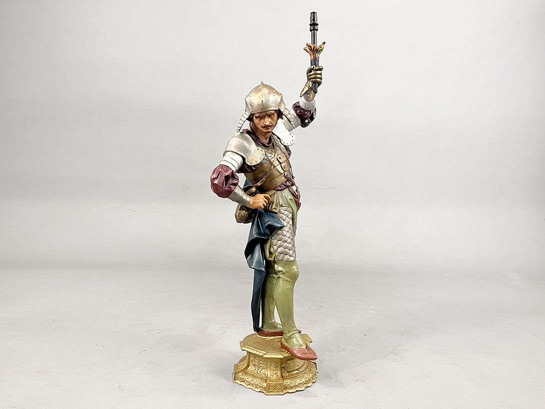 Foto Knight with Bunsen Burner Light h114