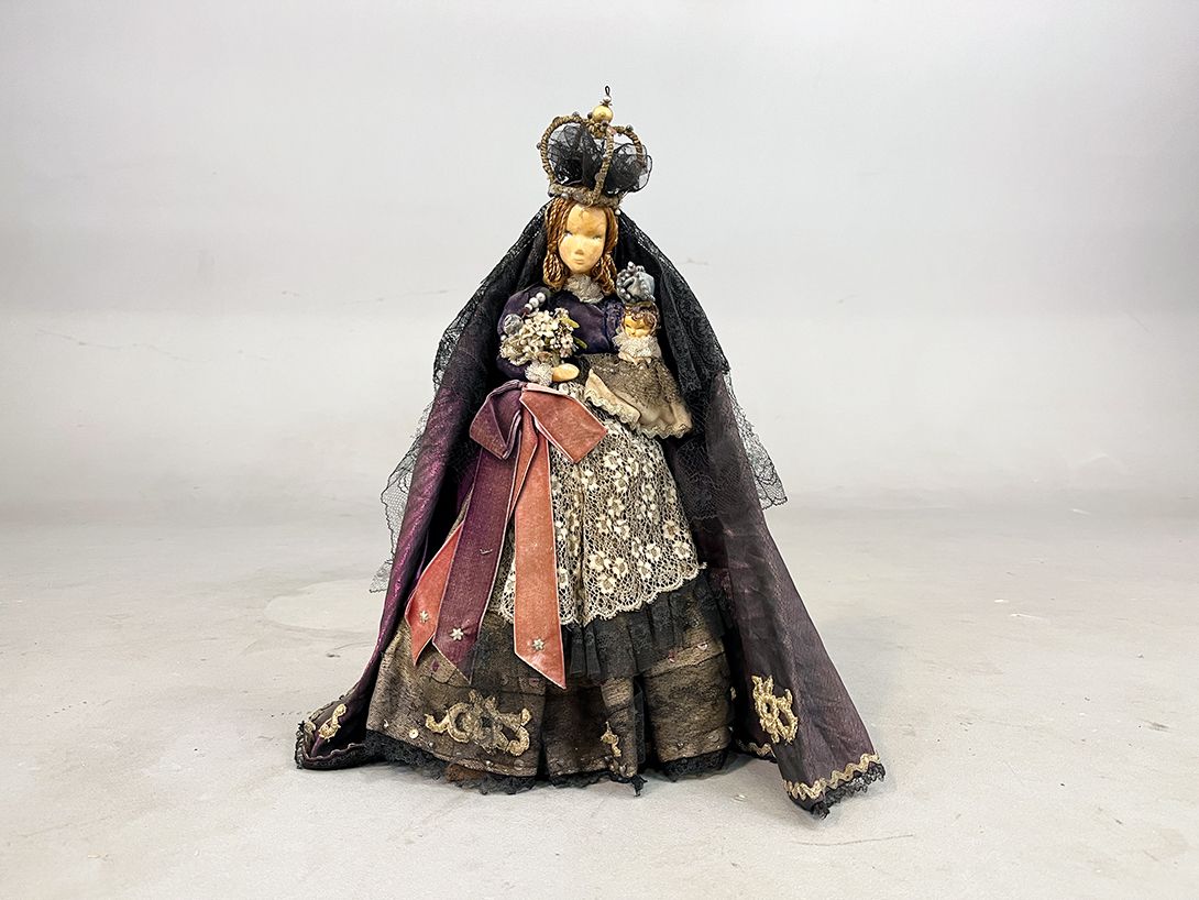 Foto Porcelain Figurine Mother Mary h40x23