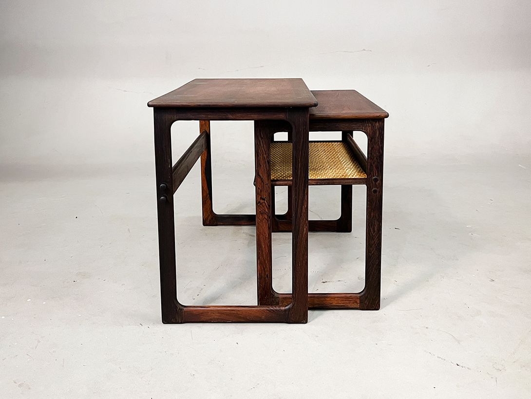 Foto Nesting Table with Rattan Storage Space h52