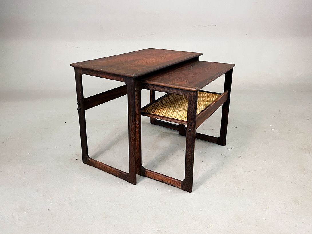 Foto Nesting Table with Rattan Storage Space h52